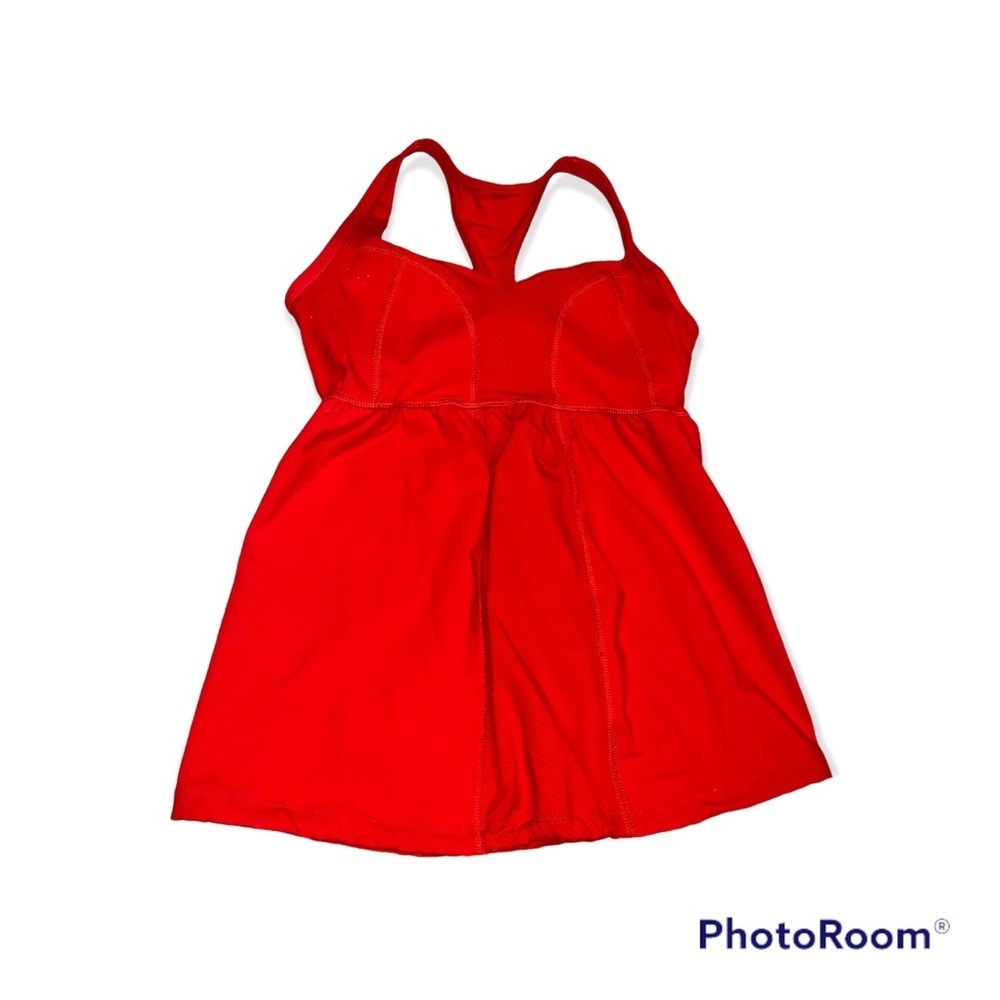 Lorna Jane Red Bra Tank Top